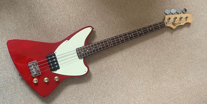 Fret-King  Silver Label Esprit Bass  Gloss Red image 1