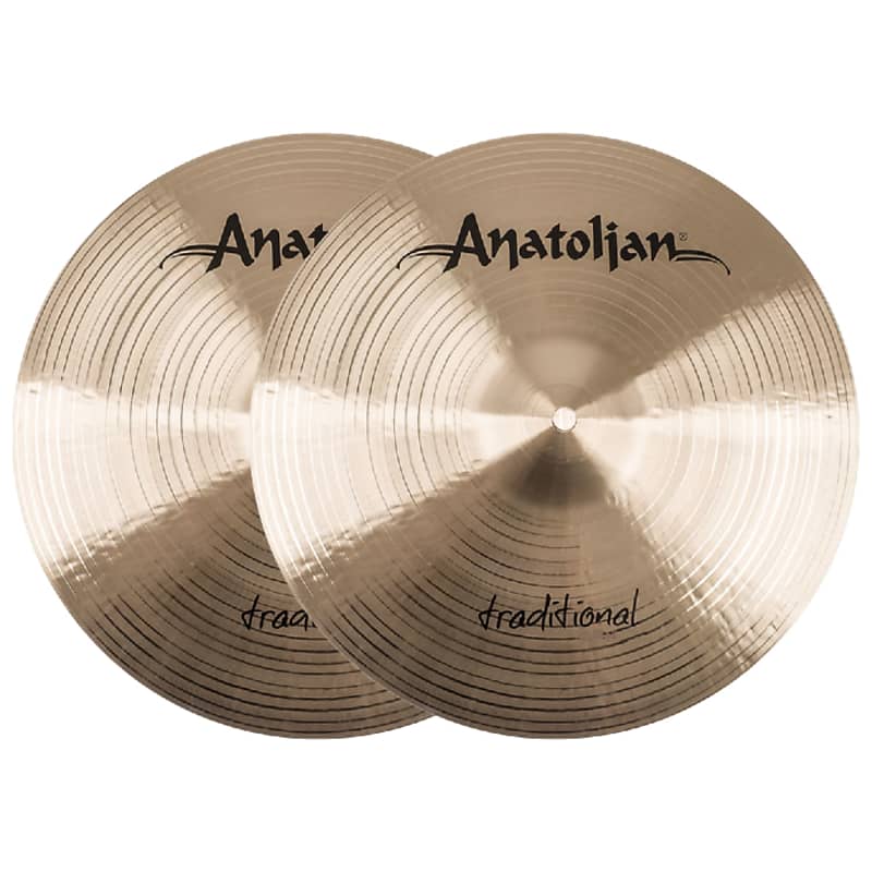 Anatolian Cymbals 14" Traditional Rock Hi-Hat (Pair) image 1