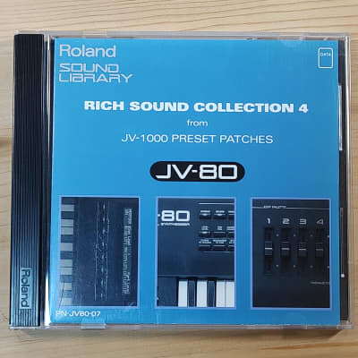 Roland PN-JV80-07 Rich Sound Collection 4 Internal Wave JV Data Card, 880, 1080, JD-990