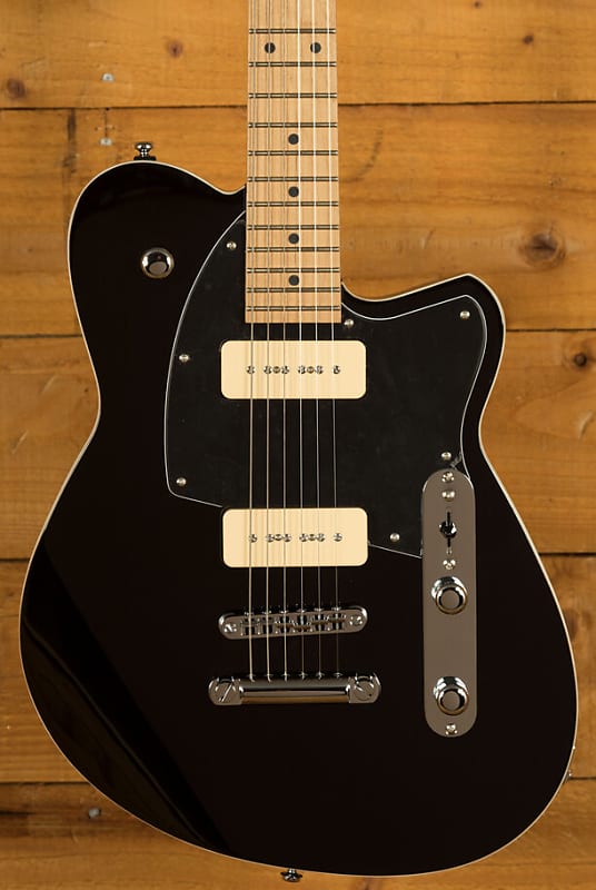 Reverend Bolt-On Series | Charger 290 - Midnight Black - Maple image 1