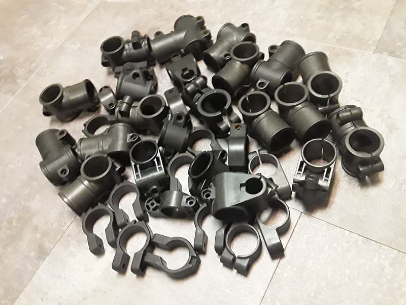 Yamaha & Roland Drum Rack Clamps All of them in one deal Reverb