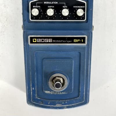 Used Boss PF-1 1976 Flanger Pedal Powder Blue for sale