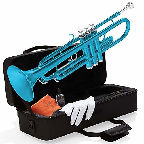 Mendini By Cecilio Standard Bb Trumpet - Sky Blue | Reverb