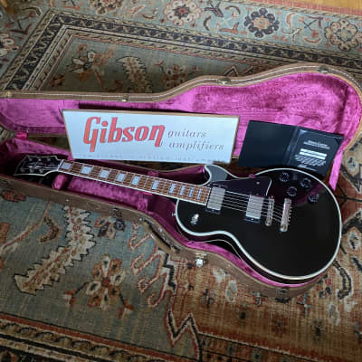2012 Gibson Les Paul Custom - Maduro Brown (Almost Black), Rosewood Fretboard image 2