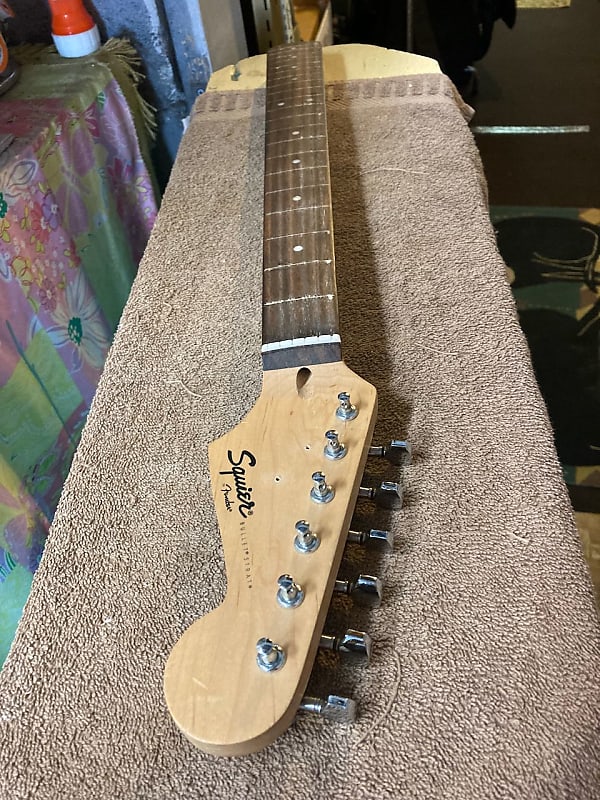 Squier Bullet Stratocaster neck made fretless | Reverb