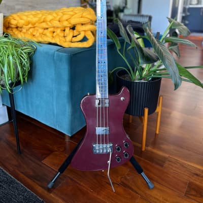 Electrical Guitar Company RD Bass 2000's - Maroon / Polished Aluminum for sale