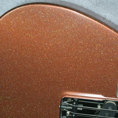 VZ Custom Guitars Copper Metal Flake T-Style image 5