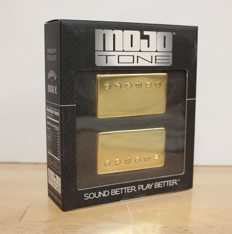 Mojotone 59 Clone Humbucker Set - Gold Covers - image 1