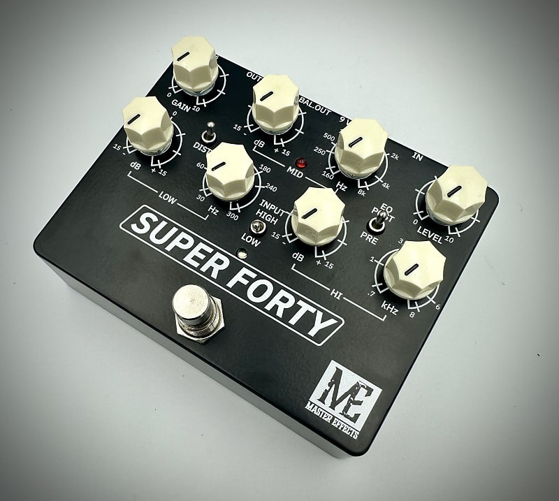 Master Effects Super Forty Ashly SC40 Bass Preamp Reverb