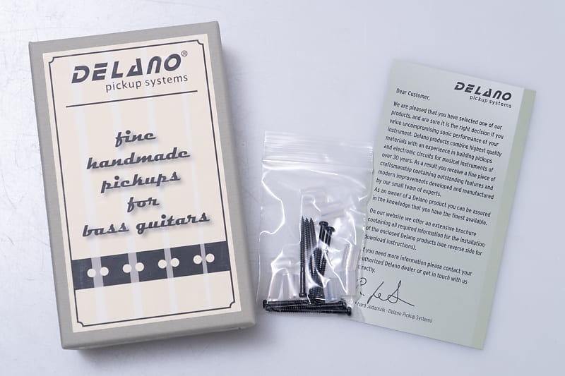 new】Delano / JC4 AL WHITE for 4strings Jazz Bass【GIB