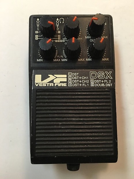 Vesta Fire DSX Stereo Distortion + Chorus / Flanger Rare Vintage Guitar  Multi Effects Pedal MIJ Japan | Reverb Hungary