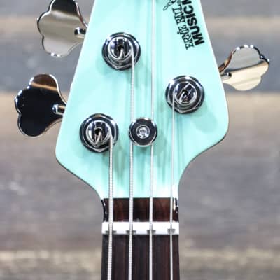 Ernie Ball Music Man StingRay Special HH Laguna Green 4-String Electric Bass w/Case image 5