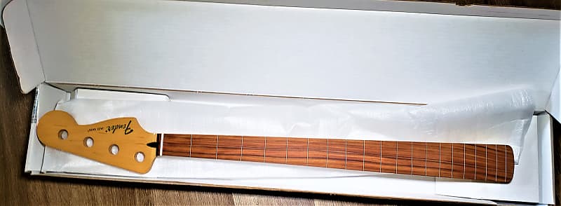 Neck for Fender Standard Series Jazz Bass - Fretless - Pau Ferro Fingerboard, MIM made in Mexico image 1