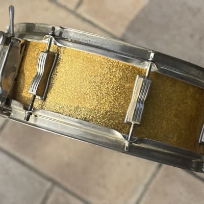 Ludwig Super Classic WFL - 1955/1959 - 14" x 5" - Gold Sparkle - NOB image 2