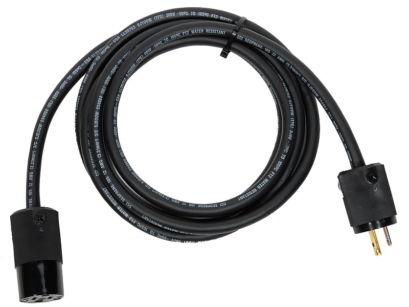 Elite Core PC12-MF-10 Stinger AC Power Extension Cable, 10' image 1