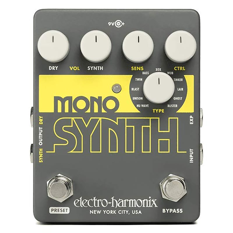 Mint Electro Harmonix Mono Synth Synthesizer Guitar Effect Pedal image 1