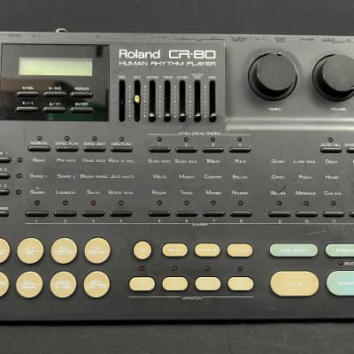 Roland CR-80 Human Rhythm Player 1990s - Gray w/ Power Supply