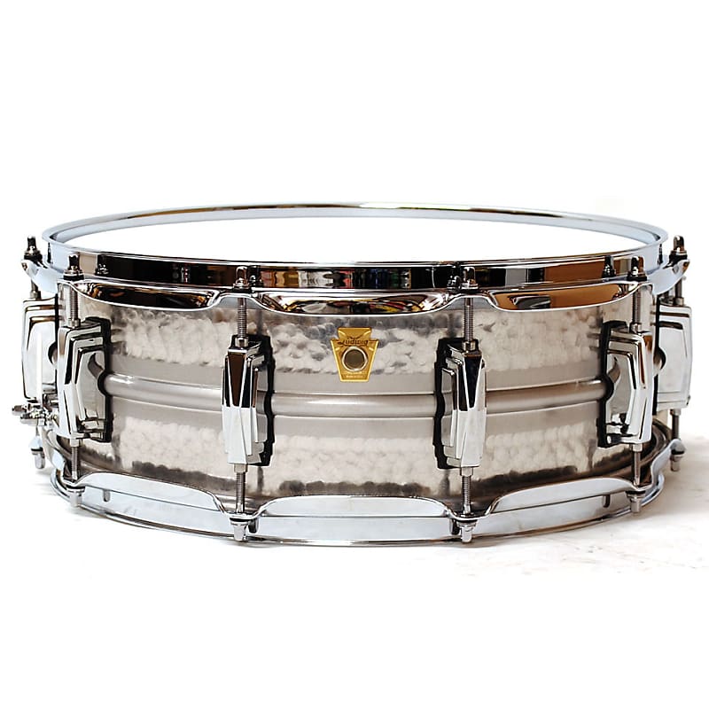 Ludwig Limited Edition 5x14" Acrophonic Hammered Aluminum Snare Drum image 1