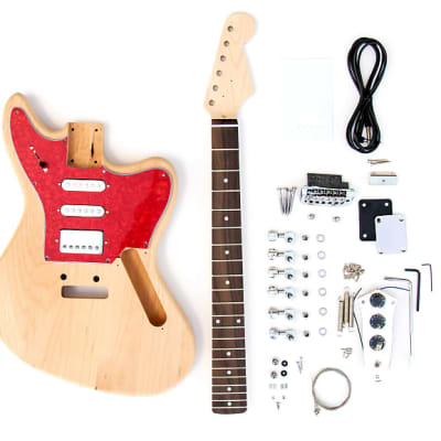 DIY Electric Guitar Kit build on own Flying V HH pickups style