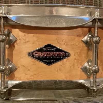 Craviotto 4x14 Birdseye Maple snare drum. From Craviotto’s collection 2004 image 9