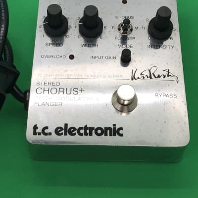 TC Electronic 25th Anniversary CHROME Stereo Chorus Flanger TC Electronic 25th Anniversary CHROME Stereo Chorus Flanger