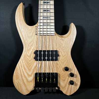 Used 2022 Kiesel Vader 5 String Bass Swamp Ash Natural w/Bag TFW404 for sale