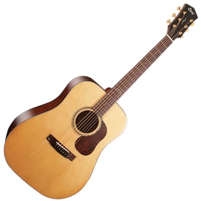 Cort Gold-D6 Natural Dreadnought All Solid Wood Torrefied Top Spruce Mahogany Acoustic Guitar image 1