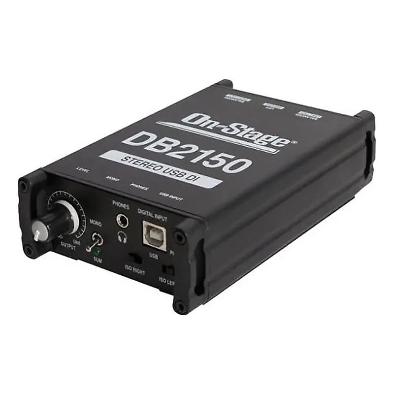 On-Stage DB2150 Stereo USB DI Box image 1