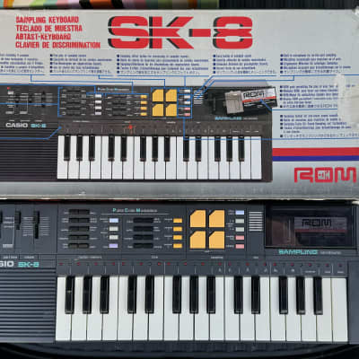 Casio SK-8 32-Key Sampling Keyboard 1980s - Black