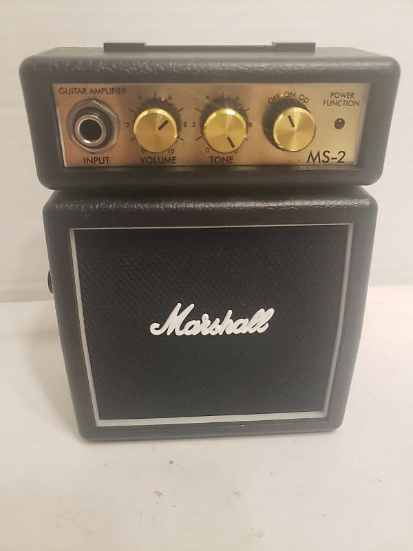 Marshall MS2 Battery-Powered Micro Guitar Amplifier Practice Amp Used Very Good Quality image 1