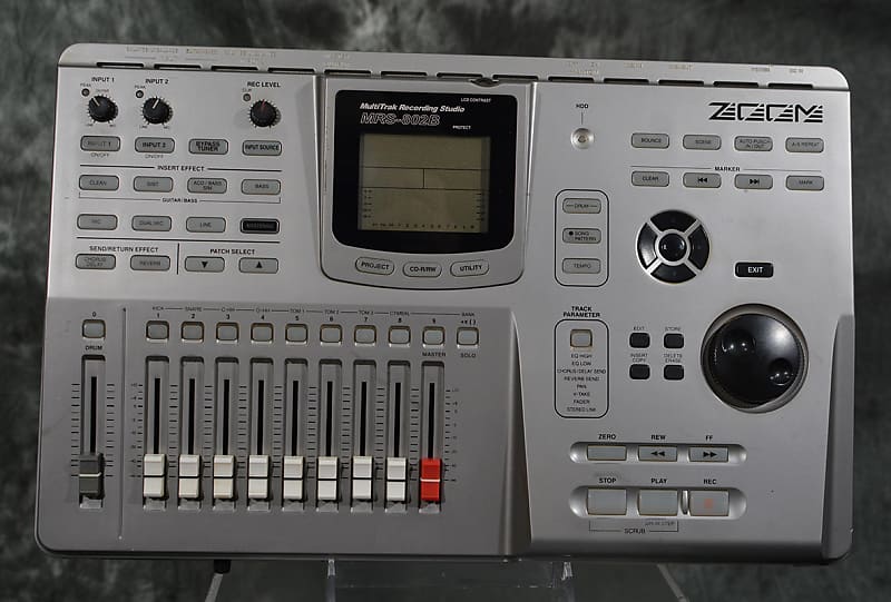 ZOOM MRS802b 8 Track Portable Digital Audio Recording Studio Reverb