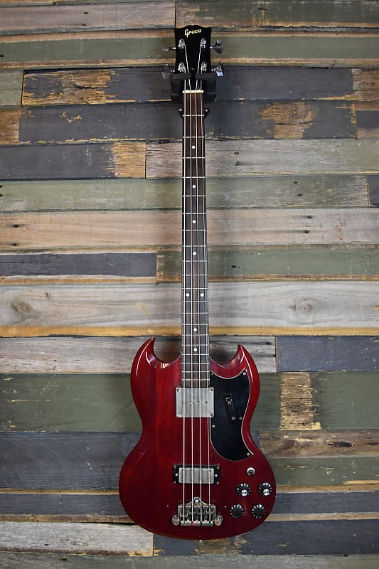 Greco EB-420 SG Bass Early 70's Cherry Red