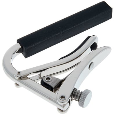 Shubb Polished Nickel Capo for sale