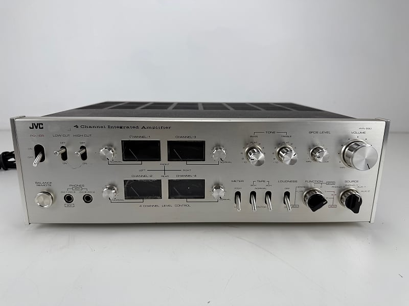 JVC 4VN - 880 4 Channel Integrated Amplifier - serviced/recapped  			