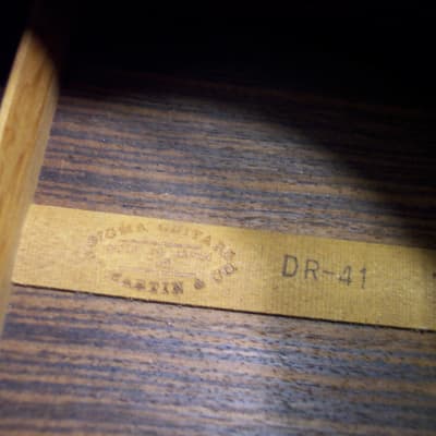 1980-1983 Sigma by Martin DR-41 Made In Japan MIJ CIJ rosewood back and sides w/case image 5