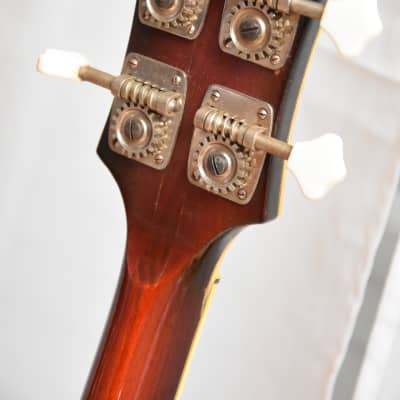Heinz Seifert Favorit Teardrop – 1950s Migma German Vintage Archtop Semi Hollow Bass Guitar / Gitarre image 16