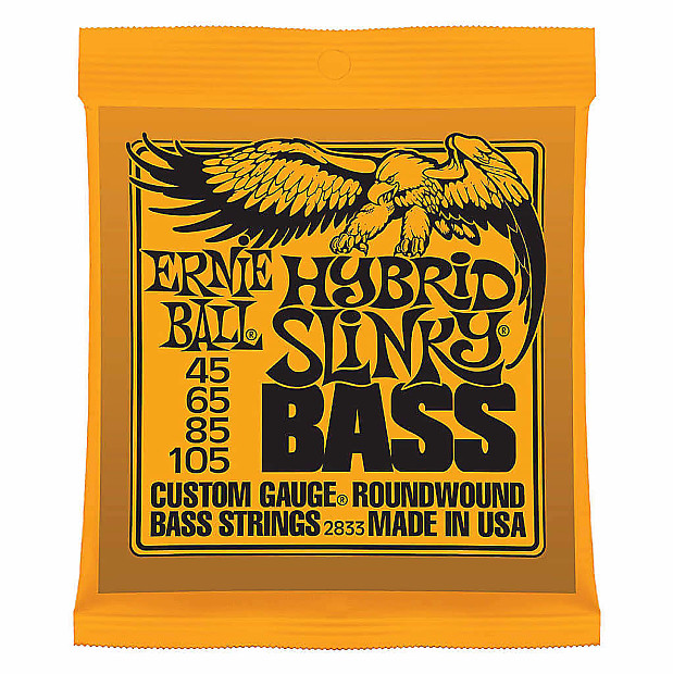 Ernie Ball 2833 Hybrid Slinky Electric Bass Strings image 1