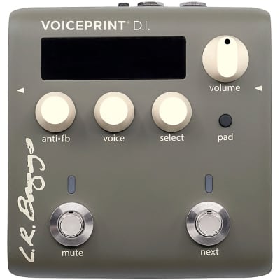 LR Baggs Voiceprint Acoustic DI With Technology EQ and Feedback Control Gray for sale