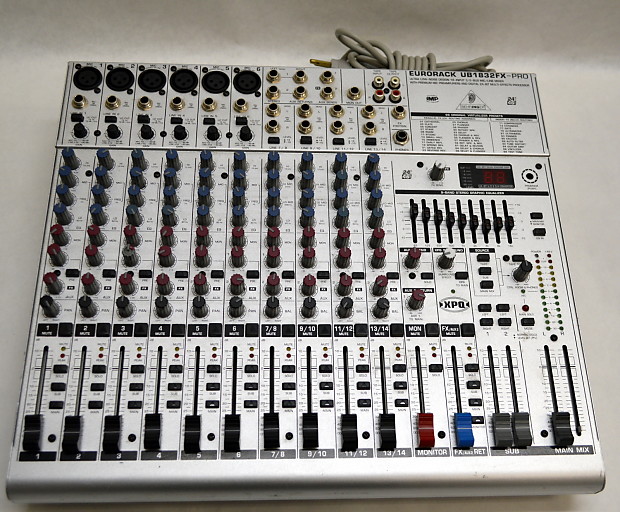 Behringer Eurorack UB1832FX-Pro 18-Input 3/2-Bus Mic / Line Mixer with Multi-Effects Processor image 1