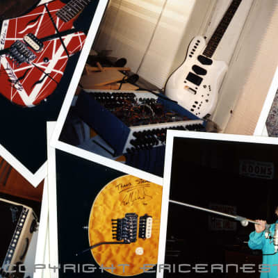 1980's-90's Steve Ripley / EVH infamous VHR "Test Tube" guitar. Owned by Edward Van Halen. From the 5150 stable! image 10
