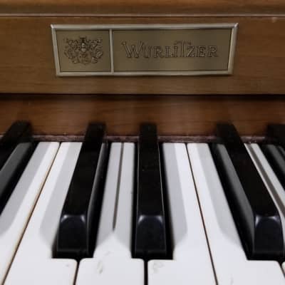 Wurlitzer Console Piano 70s Walnut image 5