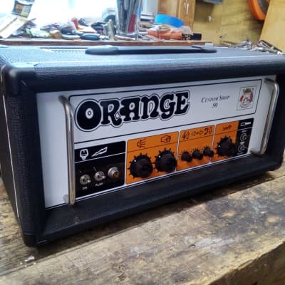 Orange Custom Shop 50 - Handwired - Black | Reverb