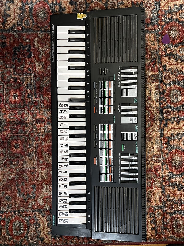 Yamaha PSS-470 Synthesizer 1987 - Black image 1