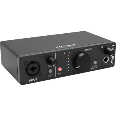 Arturia MiniFuse 1 Portable USB Type-C Audio Interface (Black) image 1