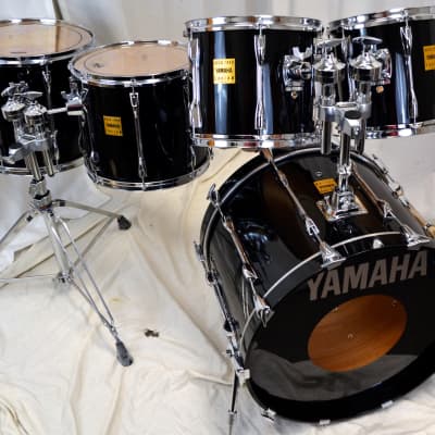 Yamaha 22/10/12/14/16" Rock Tour Custom Drum Set - Black image 1