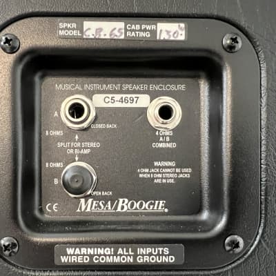 MESA BOOGIE 2-12 RECTIFIER HORIZONTAL CABINET WITH 2 CELESTION  65 WATT CREAM BACKS CUSTOM WIRED 8/4-16 OHM BY MESA BOOGIE 2022 image 6