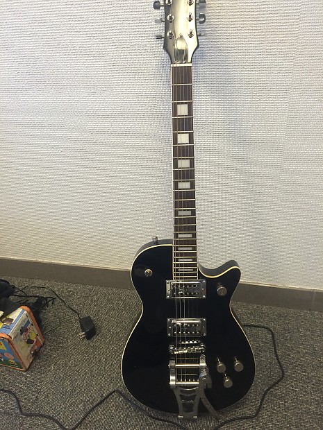 1990 s Black Gretsch Jet 2557. Pre Fender Made in Korea. Reverb