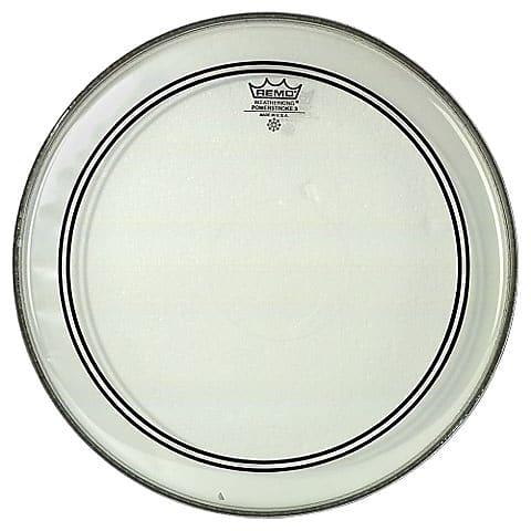 Remo Powerstroke 3 Clear 16" Bass Drum Head image 1