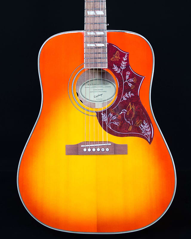 Epiphone Hummingbird Studio Acoustic, Solid Top, Faded