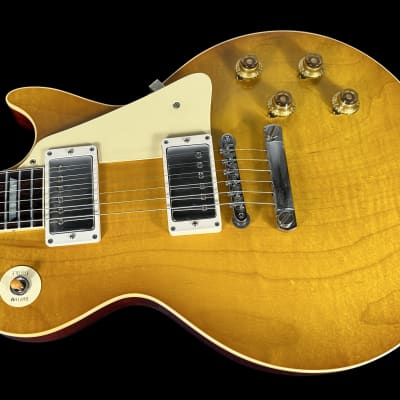 2023 Gibson Les Paul 1958 Custom Shop '58 Historic Reissue VOS ~ Lemon Burst image 2